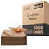 12” Deli Squares (250 Pack) - Natural Kraft Deli Papers - Greaseproof Liners for Food Boats - Pre Cut Deli Sandwich Wrappers - Food Basket Sheets for BBQ, Picnic, Festival, Fair - Stock Your Home