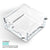 Modern Innovations 3 x 3 Sticky Note Pad Holder W/O Pad, Acrylic, Crystal Clear