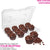 Mini Cupcake Containers - 12-Compartment Containers (40 Count) - Plastic Mini Cupcake Containers - Disposable Trays for Small Cupcakes & Muffins - Hinged Lock Cupcake Clamshell - Mini Cupcake Storage