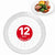 Stock Your Home 9” Paper Plate Holder in White (12 Count) - Paper Plate Holders Plastic Heavy Duty - Plastic Paper Plate Holder - Woven Paper Plate Holder - Paper Plate Holders Reusable