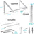 Stock Your Home Retractable Clothes Rack - Wall Mounted Folding Clothes Hanger Drying Rack for Laundry Room Closet Storage Organization, Aluminum, Easy Installation, 2 Racks with Rod (Silver)