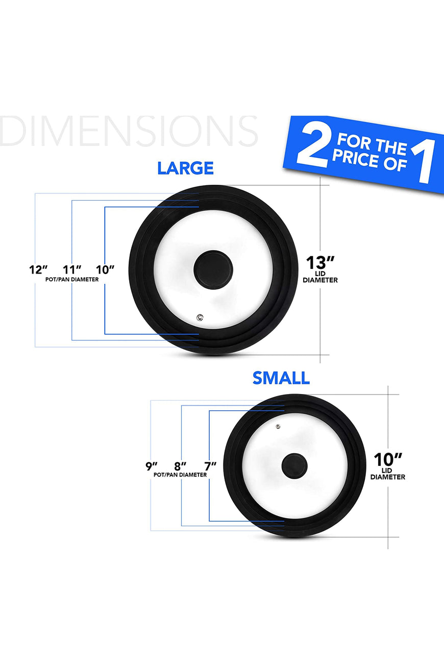 Modern Innovations Universal Silicone Lid-2PK