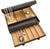 Stock Your Home Luxury Mens Dresser Valet Organizer,Black