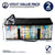 Stock Your Home DVD Storage Bags (2 Pack) - Transparent PVC Media Storage - Water Resistant DVD Holder Case with Handles - Clear Plastic Carrying Game Bag Storage for DVDs, CDs, Video Games, Books