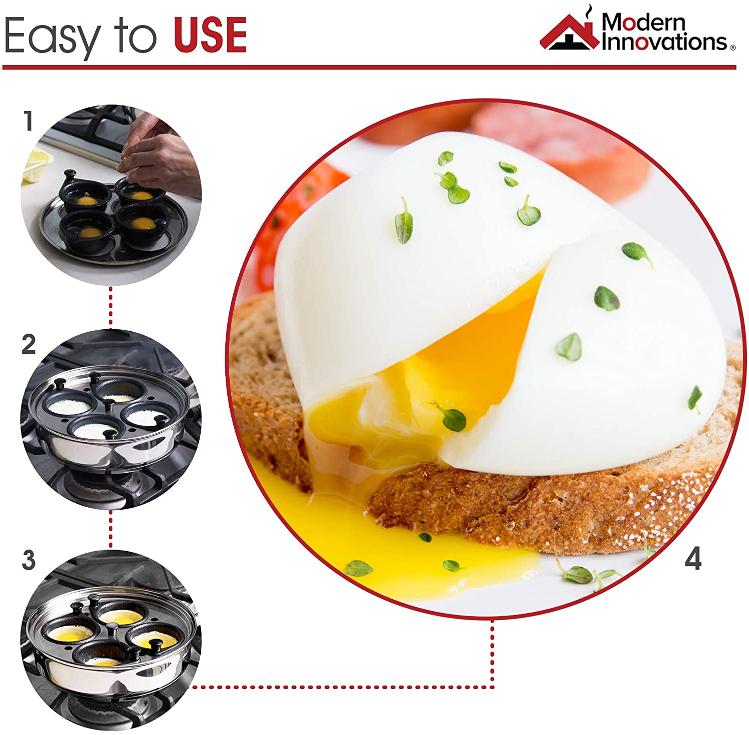 Stainless Steel Egg Poacher Pan, In 2 Sizes  Egg poacher pan, Egg poacher, Egg  poaching pan