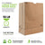 Stock Your Home 52 Lb Kraft Brown Paper Bags (50 Count) - Kraft Brown Paper Grocery Bags Bulk - Large Paper Bags for Grocery Shopping