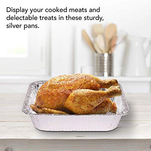 Aluminum Pans 9x13 Disposable Foil Pans (10 Pack) - Half Size