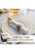Pre Rolled Napkin and Disposable Cutlery Set, 25 Pack, Gold
