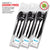 Stock Your Home Plastic Cutlery Packets with Salt & Pepper in Black (250 Count) - Wrapped Cutlery - Plastic Utensils Individually Wrapped for Take Out, Delivery, Cafeterias, Restaurants, Uber Eats