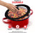 Modern Innovations Silicone & Glass Universal Lid (11 to 12.5 Inches) - BPA-Free Silicone Lid with Stay Cool Handle & Tempered Glass Top - Dishwasher Safe - Universal Lid for Pots, Pans, Skillets, Cast Iron