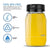 Stock Your Home Plastic Juice Bottles with Lids, Juice Drink Containers with Caps for Juicing Smoothie Drinking Cold Beverages, 4 Oz, 12 Count