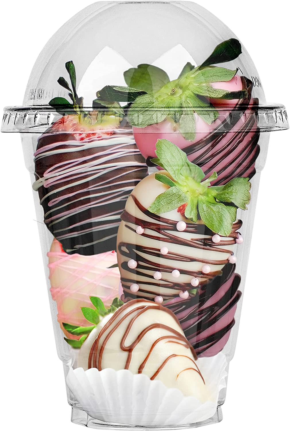 Transparent Body Salad Cup with Lid Fork Large Capacity Breakfast