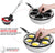 Egg Poacher Pan - Stainless Steel Poached Egg Cooker – Perfect Poached Egg Maker – Induction Cooktop Egg Poachers Cookware Set with 6 Large Egg Poacher Cups and Silicone Spatula