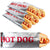 Stock Your Home Printed Foil Hot Dog Bag - 200 Count