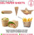 Stock Your Home 12 x 12 Grease Proof Deli Wrappers (500 Pack) - Pre Cut Natural Wax Paper Sheets - Recyclable Food Basket Liners -Kraft Deli Squares For Sandwiches, Lining Wire Food Baskets, Food Tray