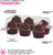 Stock Your Home 6 Compartment Plastic Cupcake Container - 40 Count