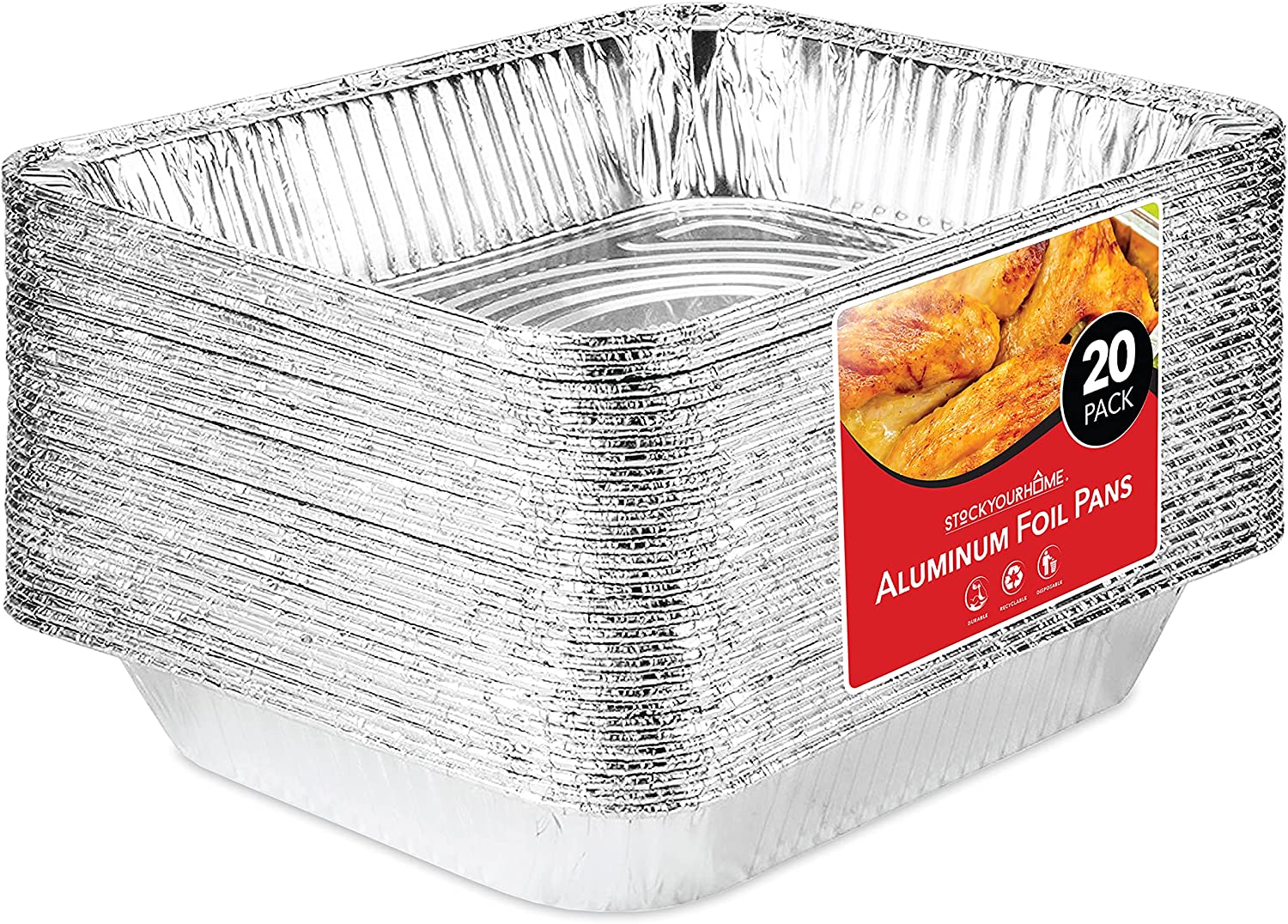 Aluminum Pans 9x13 Disposable Foil Pans - LR Things