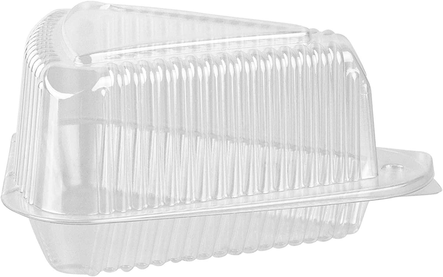 Stock Your Home Plastic 8 x 8 Inch Clamshell Takeout Tray (25 Count) -  Dessert Containers - Plastic Hinged Food Container - Disposable Plastic