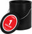 1 Gallon Plastic Paint Bucket (Black) - Triple Lock Airtight Seal - Minimizes Skimming - Rust Proof - Odor & Chemical Resistant - 128 Fl Oz All-Plastic Paint Can with Metal Handle - Stock Your Home