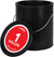 1 Gallon Plastic Paint Bucket (Black) - Triple Lock Airtight Seal - Minimizes Skimming - Rust Proof - Odor & Chemical Resistant - 128 Fl Oz All-Plastic Paint Can with Metal Handle - Stock Your Home