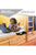Bedside Shelf for Bed - College Dorm Room Clip On Nightstand with Cup Holder & Cord Holder - Nightstand for Students - Bunk Bed Shelf for Top Bunk - Kids Nightstand for Bedroom (Plastic, Black)