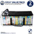Stock Your Home DVD Storage Bags (4 Pack) - Transparent PVC Media Storage - Water Resistant DVD Holder Case with Handles - Clear Plastic Carrying Game Bag Storage for DVDs, CDs, Video Games, Books