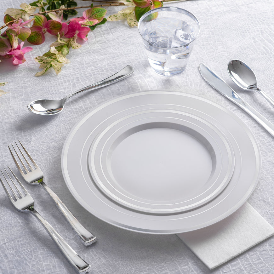 Stock Your Home 125 Disposable Silver Plastic Forks