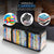 Stock Your Home DVD Storage Bags (4 Pack) - Transparent PVC Media Storage - Water Resistant DVD Holder Case with Handles - Clear Plastic Carrying Game Bag Storage for DVDs, CDs, Video Games, Books