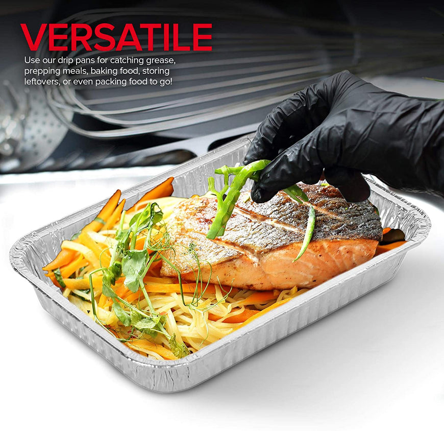 Stock Your Home Aluminum Drip Pan-1.25