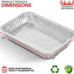 Stock Your Home Aluminum Drip Pan-1.25