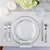 Stock Your Home Elegant 125 Piece Silver Rim Plastic Place Setting Set with Silverware - Solid, Disposable & Heavy-duty Includes: 25 Dinner Plates, 25 Dessert Plates, 25 Forks, 25 Knives, 25 Spoons