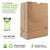 Stock Your Home 57 Lb Kraft Brown Paper Bags (50 Count) - Kraft Brown Paper Grocery Bags Bulk - Large Paper Bags for Grocery Shopping