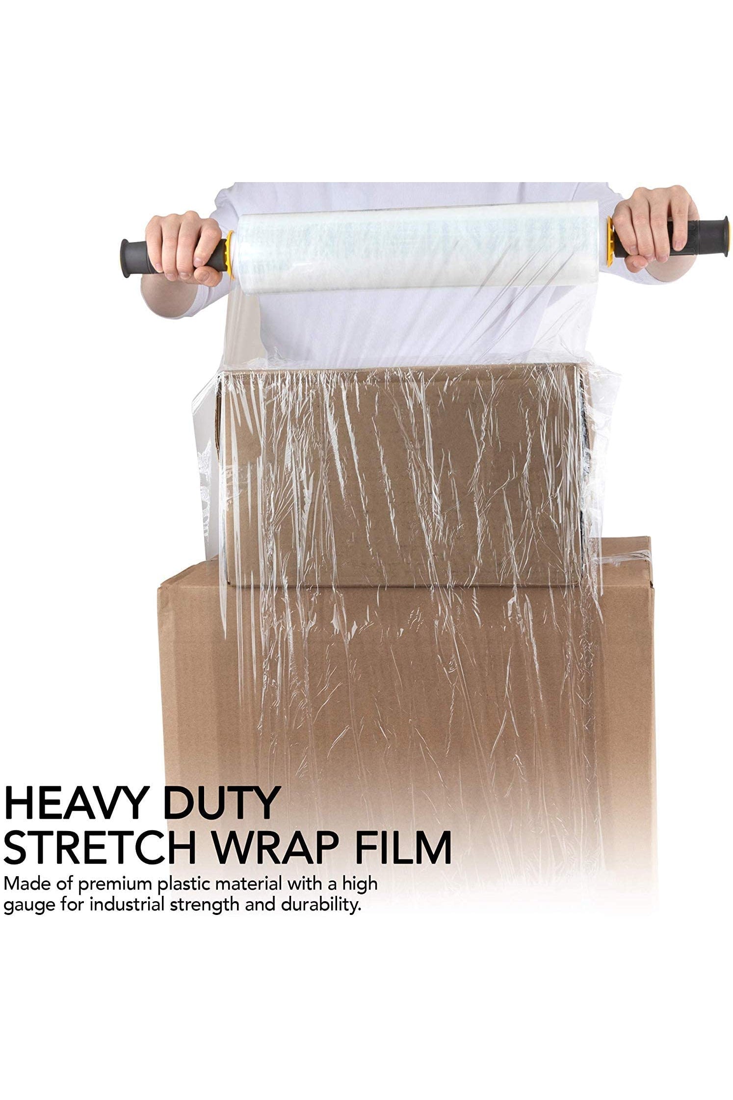 smog squat Ib 15 Inch Stretch Wrap - Industrial Clear Plastic Stretch Wrap Film for –  Stock Your Home