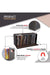 Stock Your Home Stackable DVD Storage Organizer & Media Home Storage Box