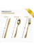 Stock Your Home 160-Piece Gold Plastic Silverware Set Includes 80 Forks, 40 Knives, 40 Spoons