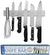 Modern Innovations 10 Inch Stainless Steel Magnetic Refrigerator Knife Bar with Multipurpose Use as Wall Mount Knife Holder, Knife Magnetic Strip, Kitchen Utensil Holder, Magnetic Tool Holder