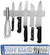 Modern Innovations 10 Inch Stainless Steel Magnetic Refrigerator Knife Bar with Multipurpose Use as Wall Mount Knife Holder, Knife Magnetic Strip, Kitchen Utensil Holder, Magnetic Tool Holder