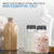 Stock Your Home Plastic Juice Bottles 8 Oz with Lids, Juice Drink Containers with Caps for Juicing Smoothie Drinking Cold Beverages, 8 Oz Bottles with Caps, 12 Count