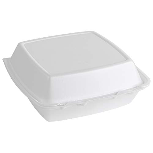 Stock Your Home Plastic 5 x 5 Inch Clamshell Takeout Trays (25 Count)