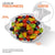 Stock Your Home Plastic 5 x 5 Inch Clamshell Takeout Trays (100 Pack) - Dessert Containers - Plastic Hinged Food Container - Disposable Plastic to Go Boxes for Salads, Pasta, Sandwiches