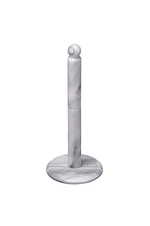 Creative Home Natural Marble Paper Towel Holder Kitchen Towel Dispenser, 5.5
