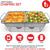 Stock Your Home Chafing Pan Set - 21 x 13 Full Size (5 Pack) - 9 x 13 Half Size (10 Pack) Rectangular Catering Dishes - Disposable Water Pans - Chafing Set for Catering, Buffets, Weddings, Parties