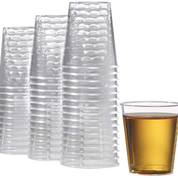 1000 Plastic Shot Glasses - 1 Oz Disposable Cups - 1 Ounce Shot