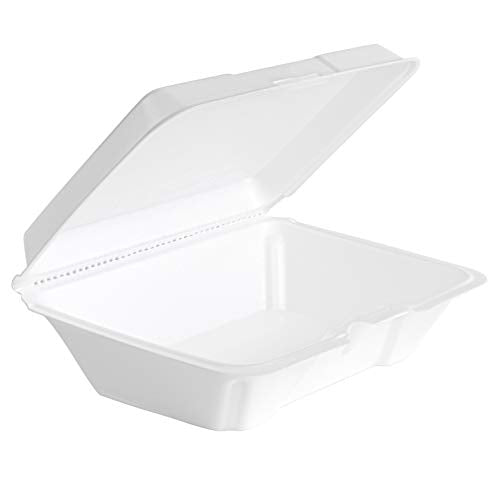 Stock Your Home 9 x 6 Clamshell Styrofoam Containers (25 Count) - 1 Co