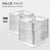 Aluminum Pans 9x13 Disposable Foil Baking Pans (100 Pack) - Half Size Steam Table Deep Pans - Tin Foil Pans Great for Cooking, Heating, Storing, Prepping Food