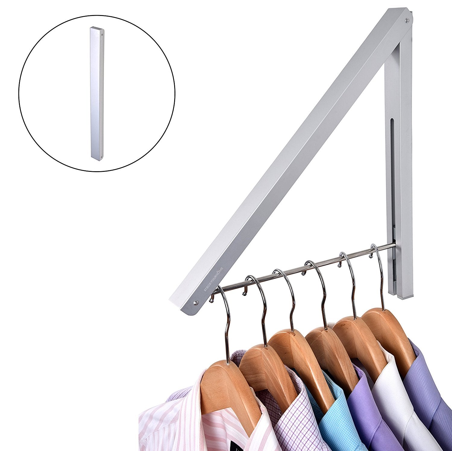 Wall-Mounted Laundry Drying Rack