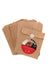 Stock Your Home Brown Sandwich Bags with Labels - 125 Count
