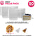 Cake Slice Container (50 Pack) - 1 Compartment Clear Plastic Trays with Hinged Lid - Single Slice Container for 7”-10” Diameter Cake or Pie, Cheesecake, Tres Leches, Flan, Desserts - Stock Your Home