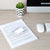 Modern Innovations Slide-in Business Card Holder Weight - Shatterproof Acrylic Business Card Holder - Crystal Clear Business Card Display Holder for Professional & Home Office, Reception Desk