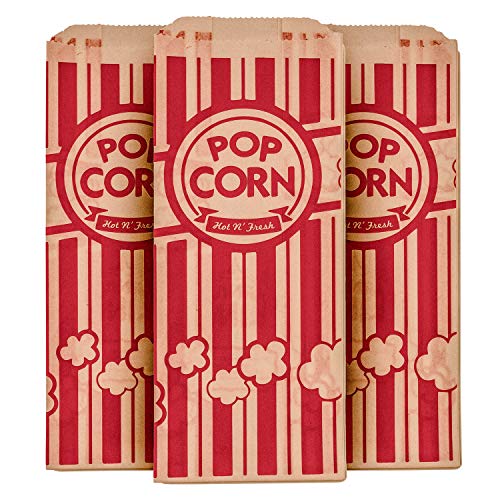 Carnival King 4 1/2 x 3 1/2 Small Kraft French Fry Bag - 500/Pack